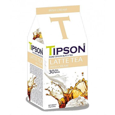 Tipson: Latte Tea Irish Cream 30x2,5g