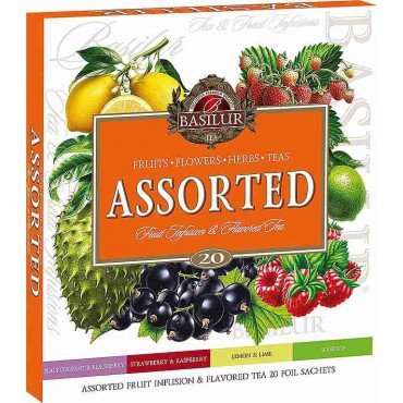 Basilur: Fruit Infusions Assorted 20 sáčků