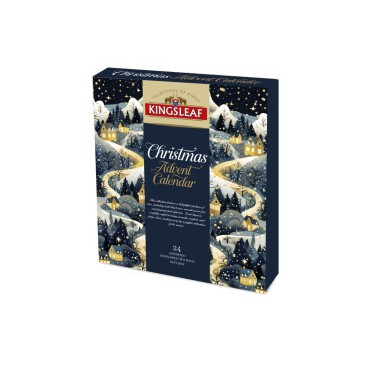 Kingsleaf: Xmas Advent Calendar 11 druhů čajů 44g