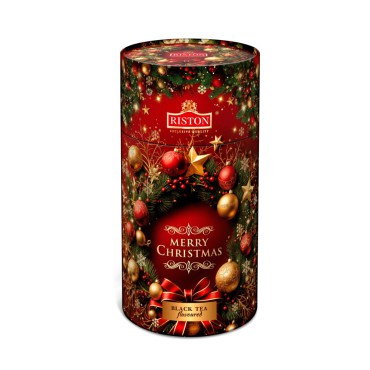 Riston: Merry Christmas Red papírový tubus 85g