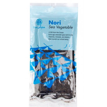 Mořské řasy Nori plátky 25g