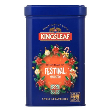 Kingsleaf: Xmas Festival Sweet Strawb. plech  50g