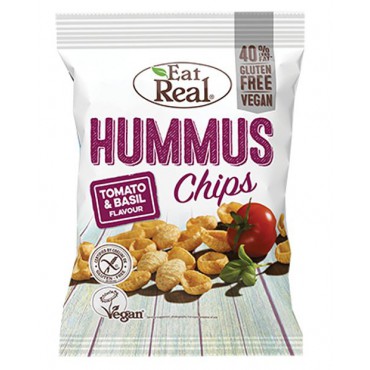 Hummus chipsy rajče a bazalka 45g