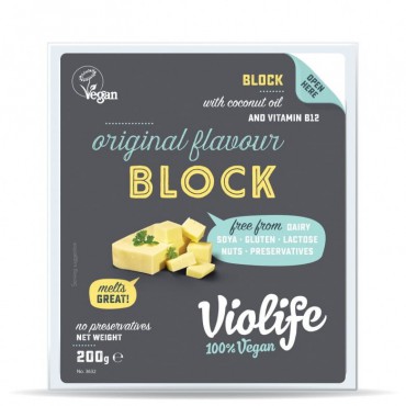 Violife: Rostlinný sýr bloček Original 200g