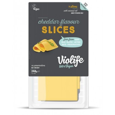 Violife: Sýr plátky s příchutí Chedar 140g