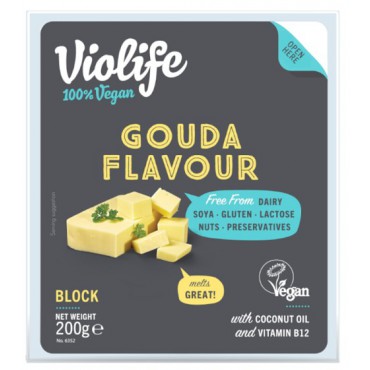 Violife: Rostlinný sýr Gouda blok 200g