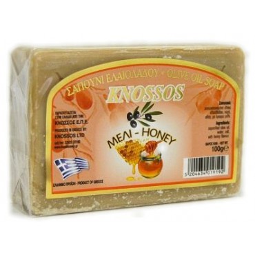 KNOSSOS: Olivové mýdlo a med 100g