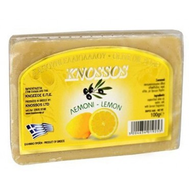 KNOSSOS: Olivové mýdlo a citrón 100g