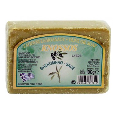 KNOSSOS: Olivové mýdlo a šalvěj 100g