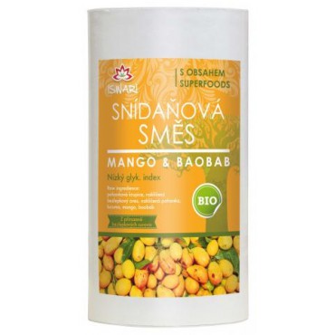 Snídaňová směs mango, baobab BIO 800g