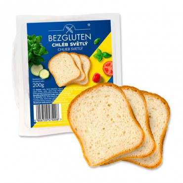 Bezgluten: Bezlepkový chléb světlý 200g
