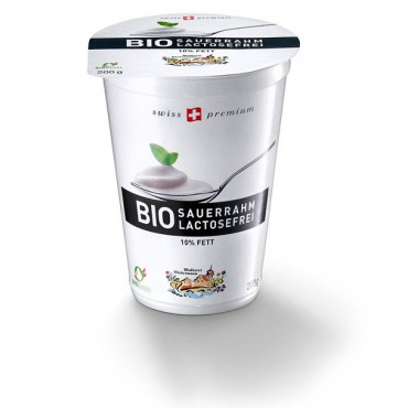 Zakysaná smetana bez laktózy BIO 200g