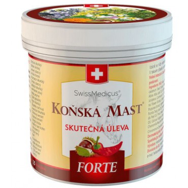 Koňská mast hřejivá forte 250ml