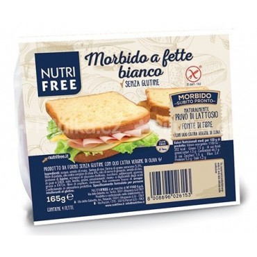 NutriFree: Toastový světlý chléb 165g