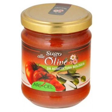 Omáčka rajčatová s olivami BIO 190g