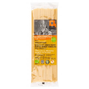 Těstoviny špagety semolinové 2,1 mm BIO 500g