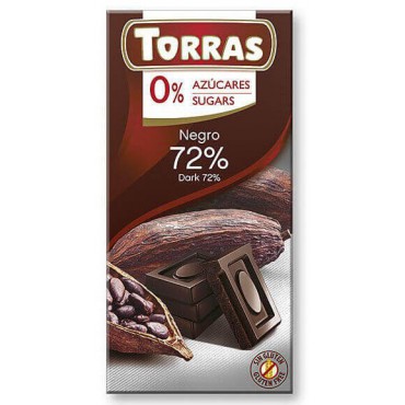 Hořká čokoláda 72% 75g  