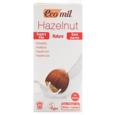 EcoMil: Nápoj z lískových ořechů nature BIO 1l