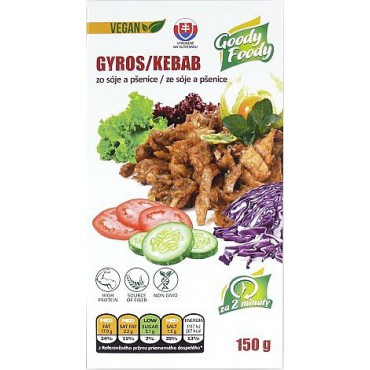 Goody Foody: Gyros & kebab s kuřecí příchutí 150g