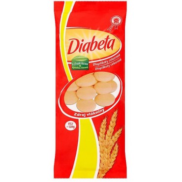 Diabeta piškoty celozrnné 120g