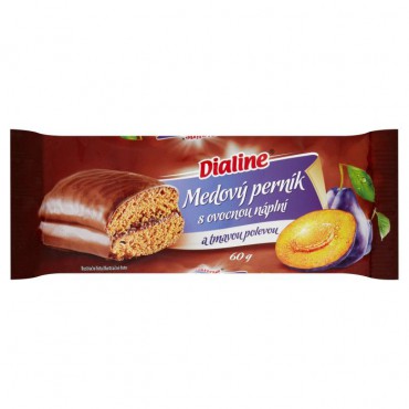 Dialine medový perník švestka 60g