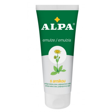 Alpa masážní emulze s arnikou a měsíčkem 100ml