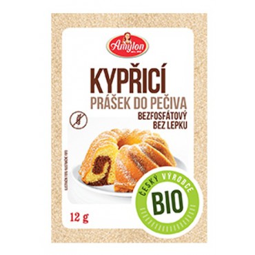 Kypřící prášek bezlepkový, bezfosfátový BIO 12g