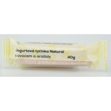 Jogurtová tyčinka s ovocem a arašídy 45g