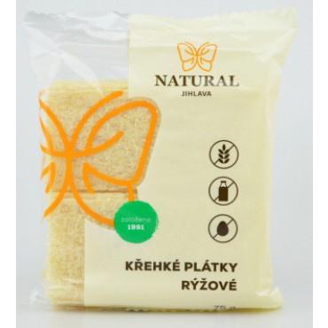 Křehké plátky rýžové 75g