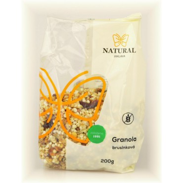 Granola brusinková bezlepková 200g