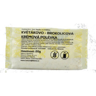 Instantní krémová květákovo-brokolicová polévka 20g