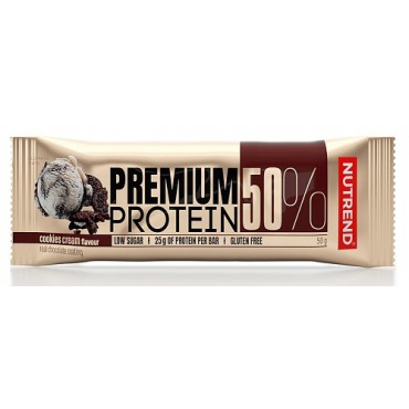 Nutrend: Premium protein cookies cream 50g