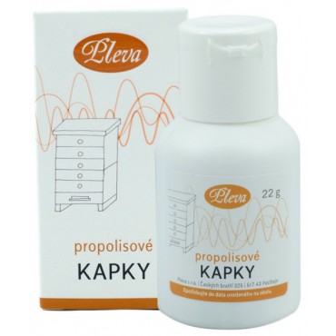 Pleva: Propolisové kapky 22g