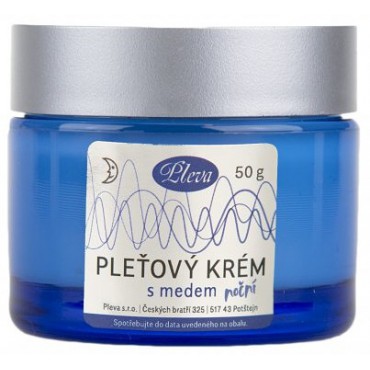 Pleva: pleťový krém s medem noční 50g