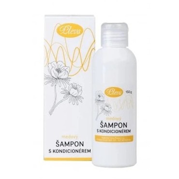 Pleva: Medový šampon s kondicionérem 150g
