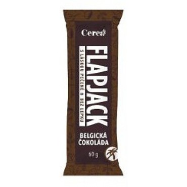 Flapjack bezlepkový Belgická čokoláda 60g