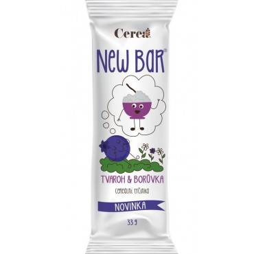 New Bar Cereální tyčinka tvaroh & borůvkou 28g