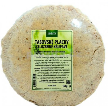 Tasovské placky křupavé celozrnné 160g