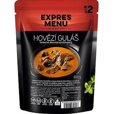 EXPRES MENU: Hovězí guláš bezlepkový 600g