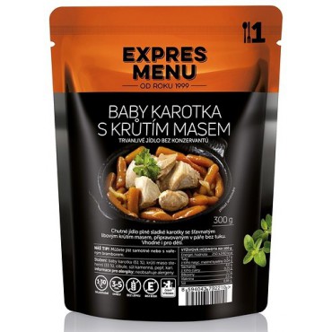 EXPRES MENU: Krůtí maso s baby karotkou 300g