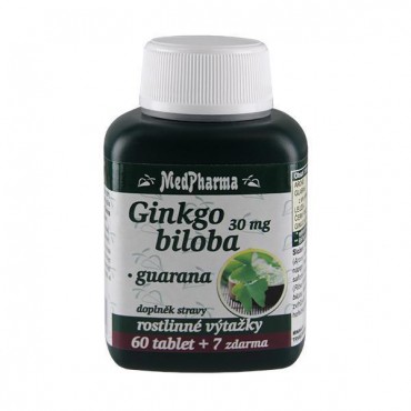 MedPharma: Ginkgo biloba 30mg, guarana 67tbl.