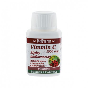 MedPharma: Vitamin C 1000mg s šípky 37tbl.