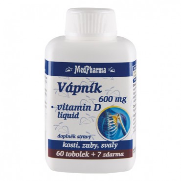 MedPharma: Vápník 600mg, vit. D 67tbl.