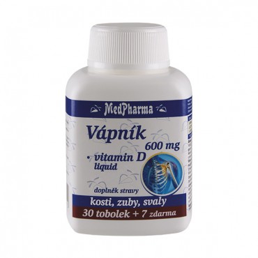 MedPharma: Vápník 600mg, vit. D 37tbl.