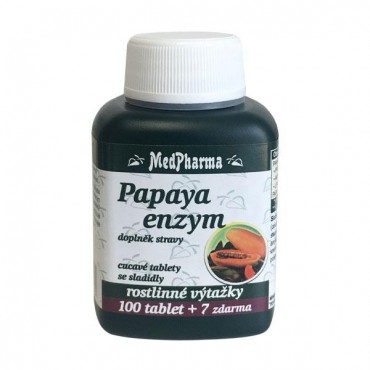 MedPharma: Papaya enzym bez cukru 107tbl.