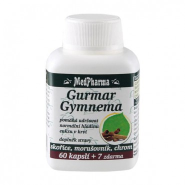 MedPharma: Gurmar-Gymnema, skořice, morušovník, chrom 67cps.