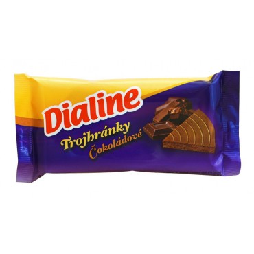 Dialine: Trojhránky čokoládové 50g