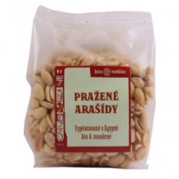 Pražené arašídy loupané BIO 200g