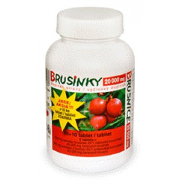Brusinky 60+10tbl.