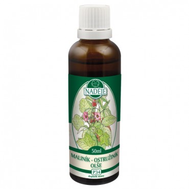 Tinktury Naděje: Maliník, Ostružiník, Olše 50ml